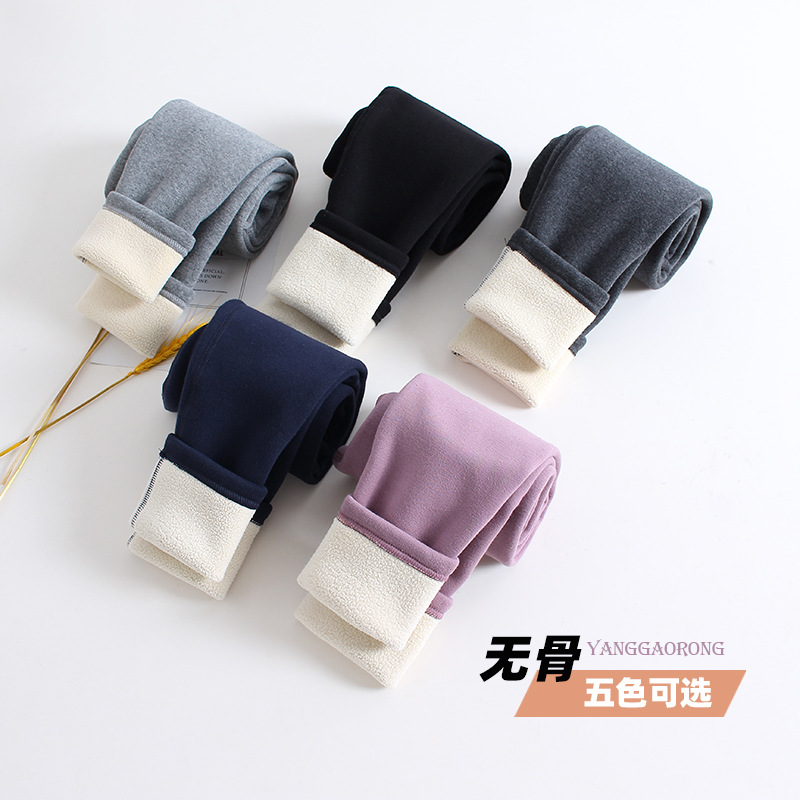 1026056 女童超值款秋冬保暖加厚刷毛純色內搭褲 第 2 張