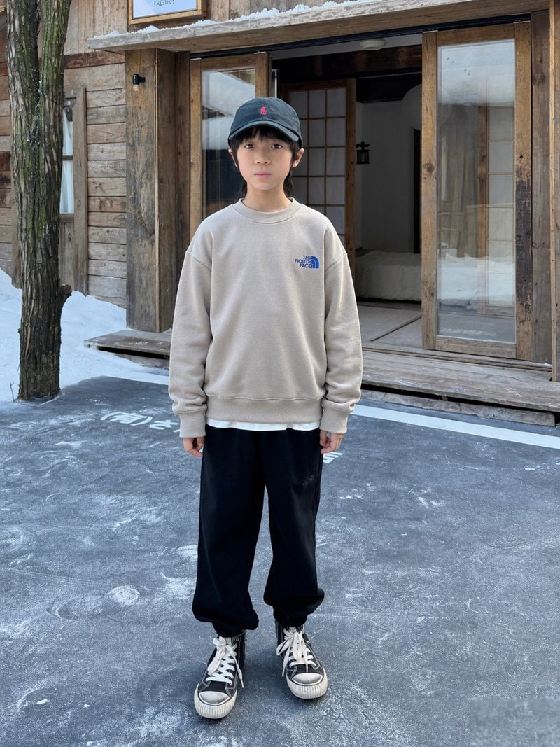1026068 少年中大童潮流新款TNF印花刷毛加厚大學TEE 第 12 張