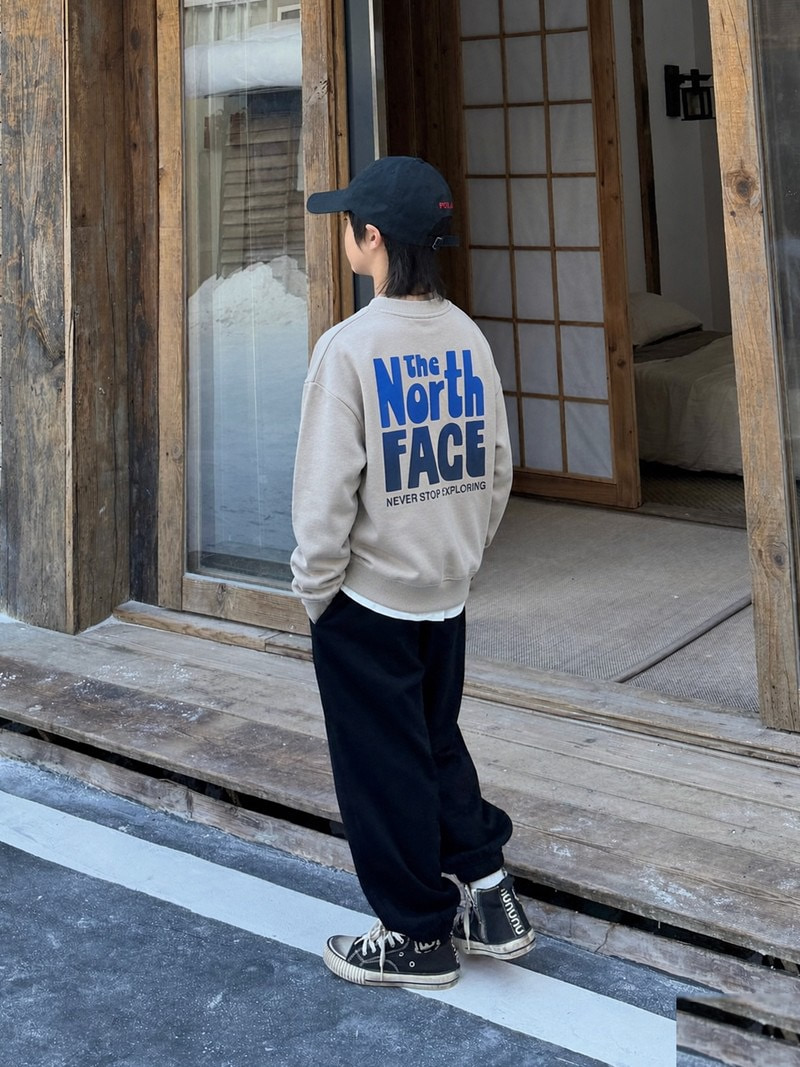 1026068 少年中大童潮流新款TNF印花刷毛加厚大學TEE 第 13 張