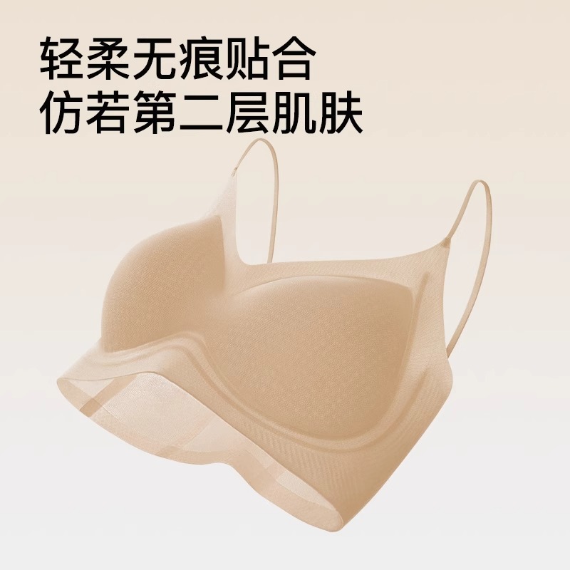 1026075 舒適無痕特調粉底色吊帶無鋼圈防下垂美背隱形內衣 第 4 張