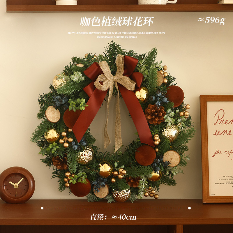1026078 聖誕節必備門前裝飾氛圍感花環 第 5 張